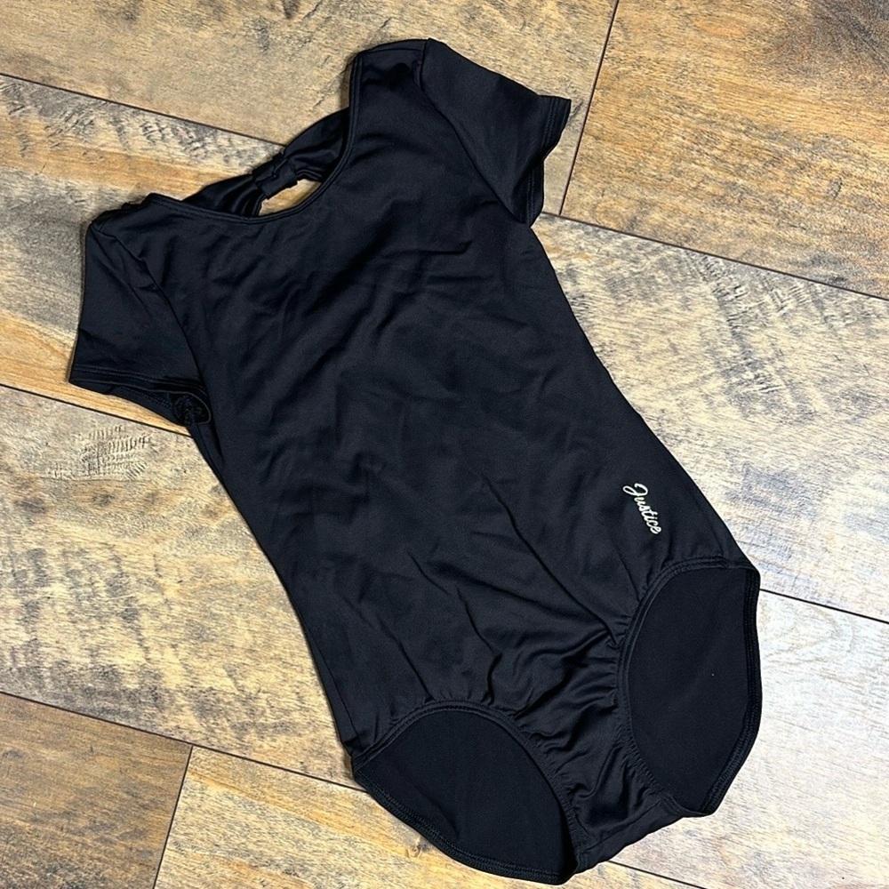 JUSTICE Girls’ Scoop Neck Leotard, Size S (7/8), EUC